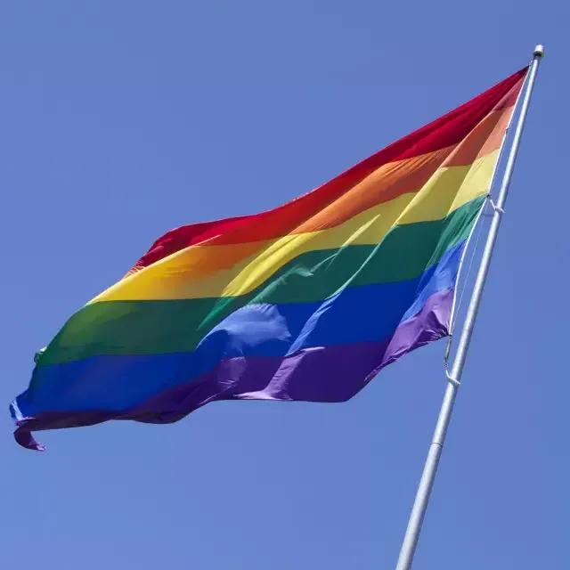 Bandera arcoiris gay de Castro